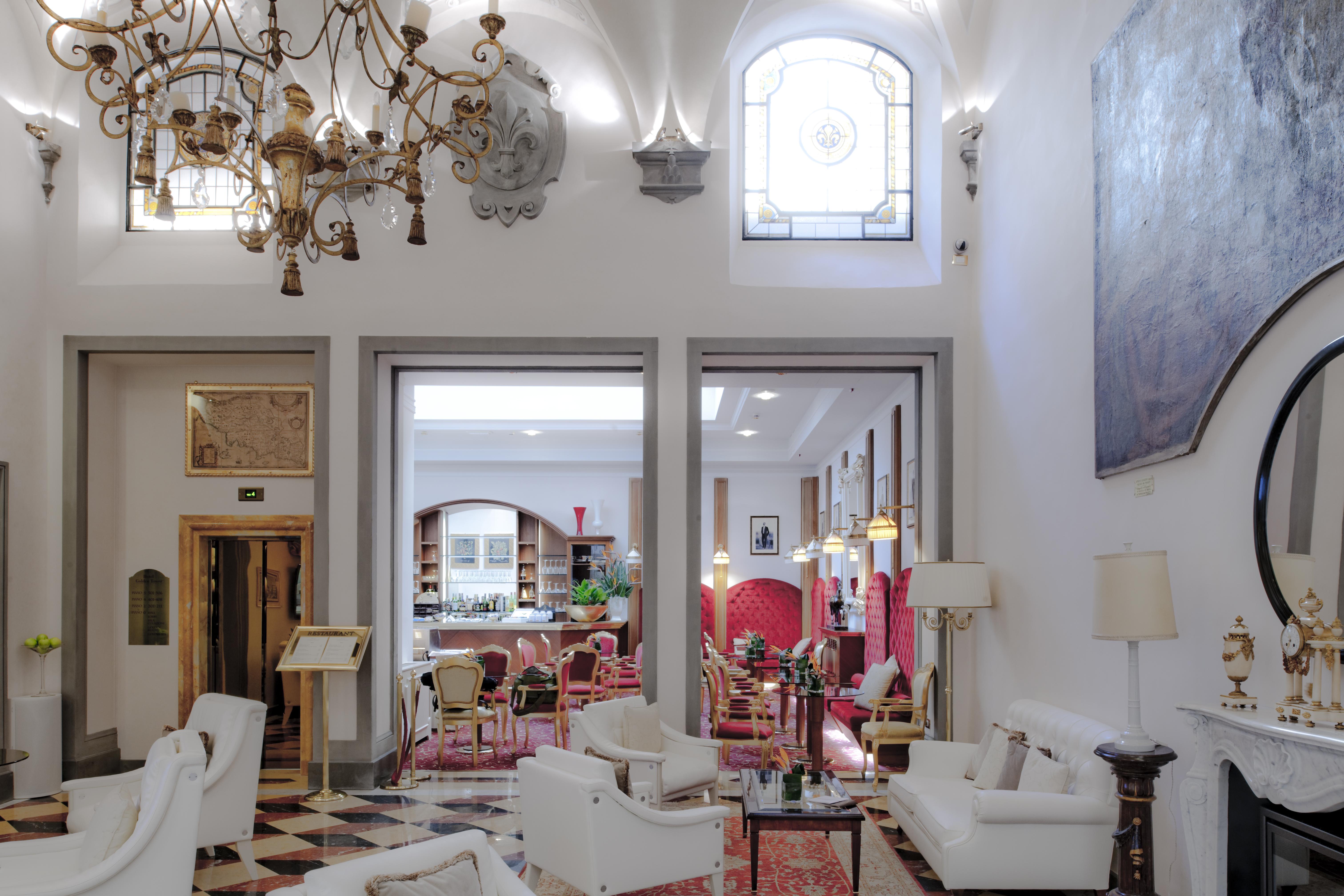 Golden Tower Hotel & Spa Florence Luaran gambar The lobby