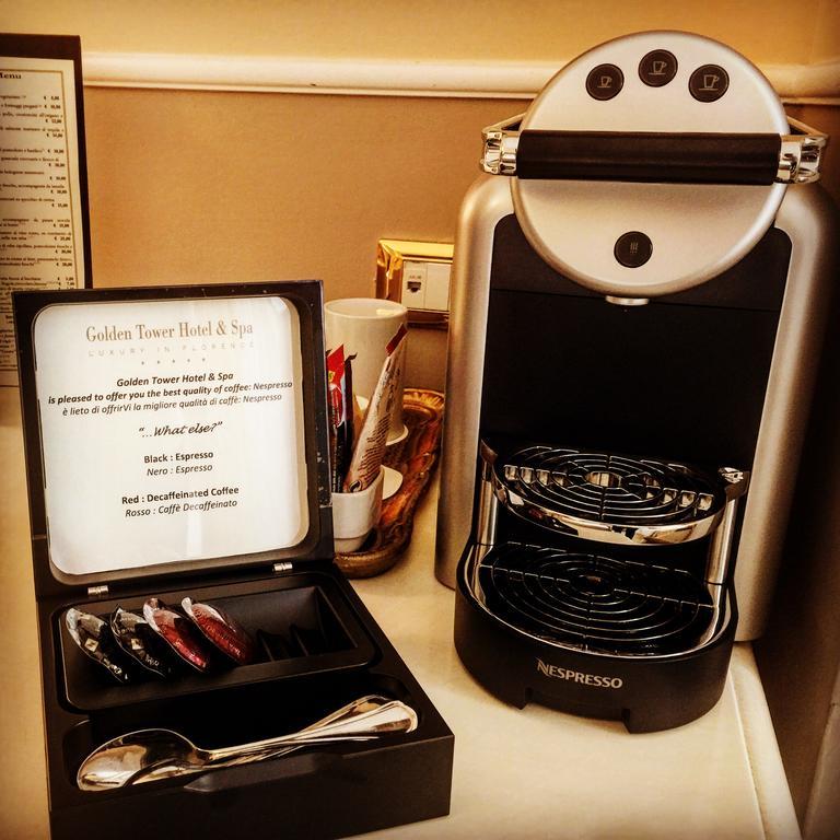 Golden Tower Hotel & Spa Florence Luaran gambar A Nespresso coffee machine